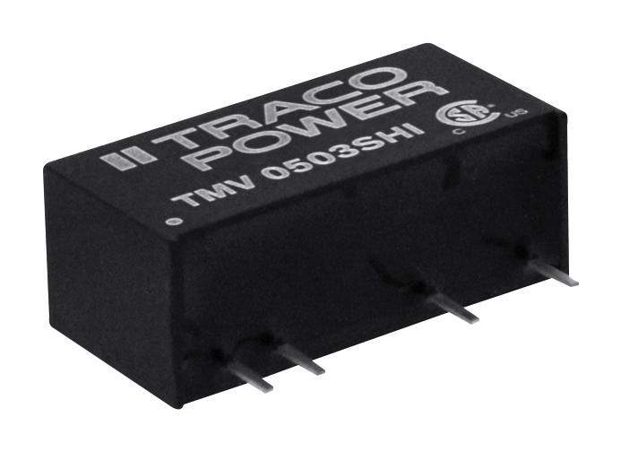 TMV 1205SHI DC-DC CONVERTER, 5V, 0.2A TRACO POWER