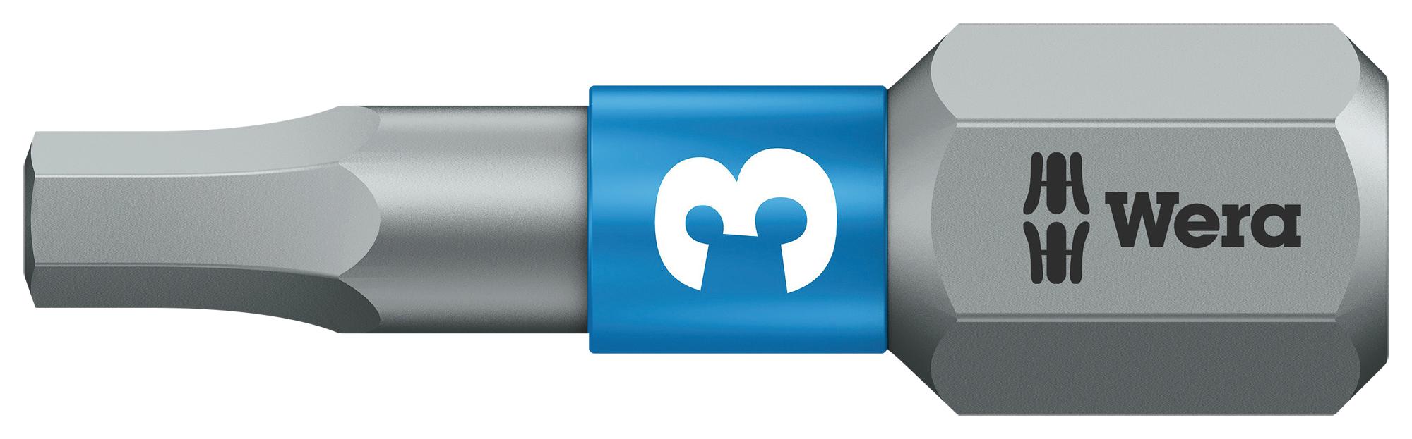 05056683001 HEX BIT, SIZE 3MM X 25MM WERA