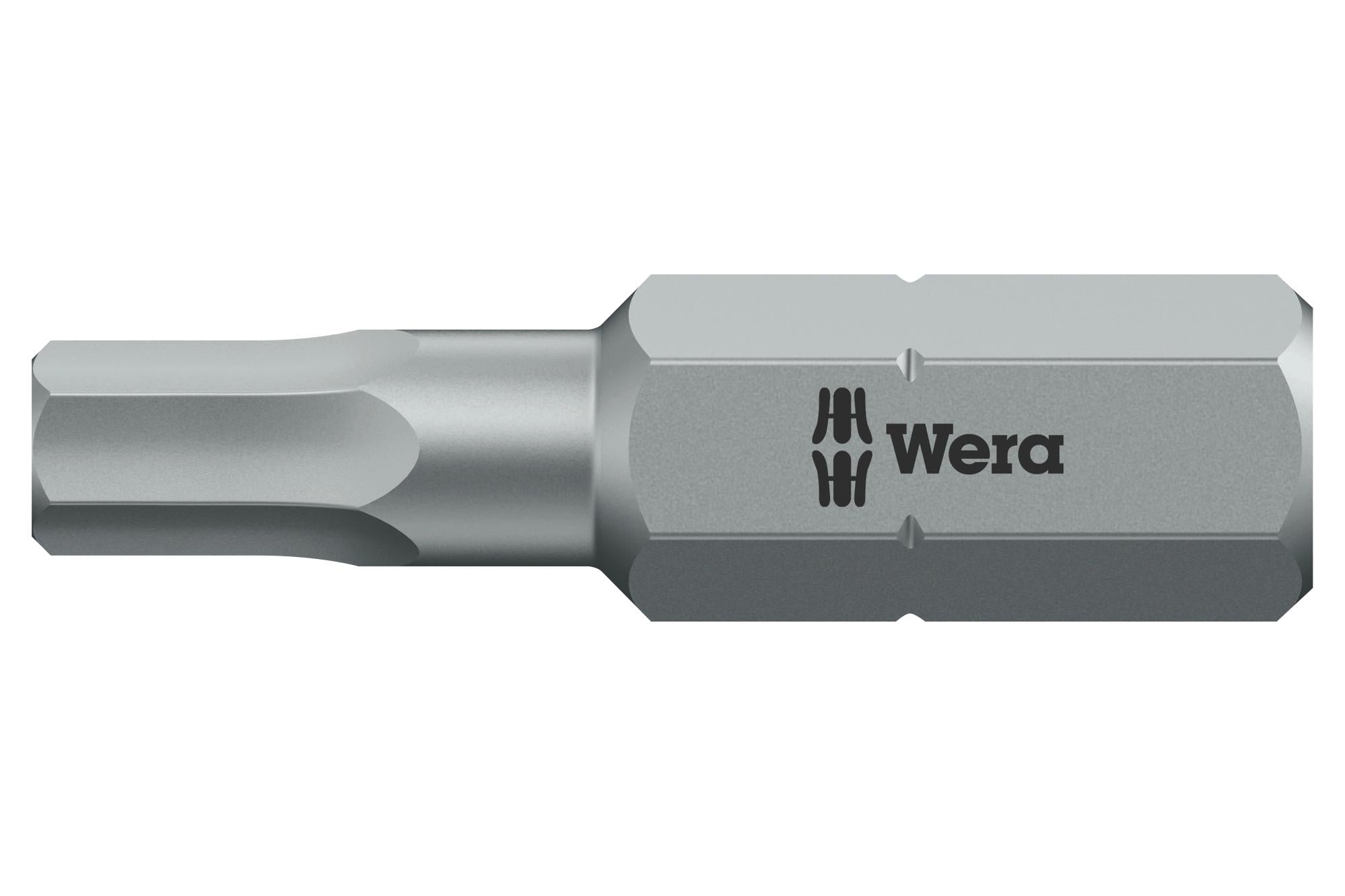 05056325001 HEX BIT, SIZE 5MM X 25MM WERA