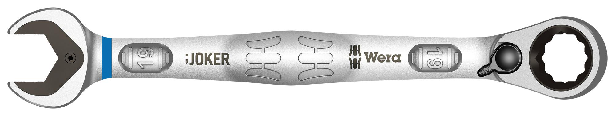 05020074001 COMBINATION WRENCH, RACHET, 19MM X 246MM WERA