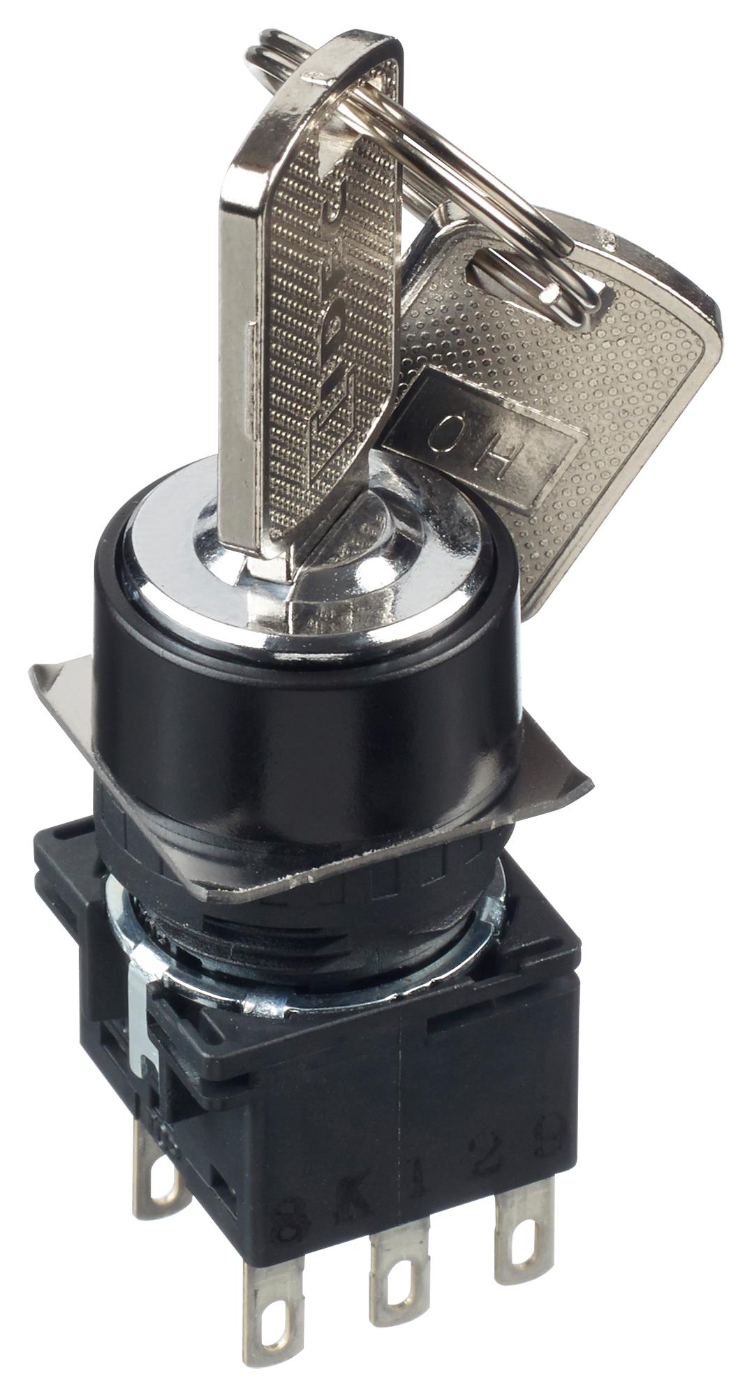 LB1K-21ST6B LB16MM, KS,SPR RET RIGHT, 2 POS. 90° IDEC