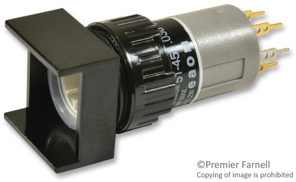 51-451.036 PB SWITCH, ILLUM, DPST-NO, 0.1A, 42VAC EAO