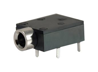 STX-3081-5N STEREO JACK, 3.5MM, 5POS, PBT GF, PCB KYCON