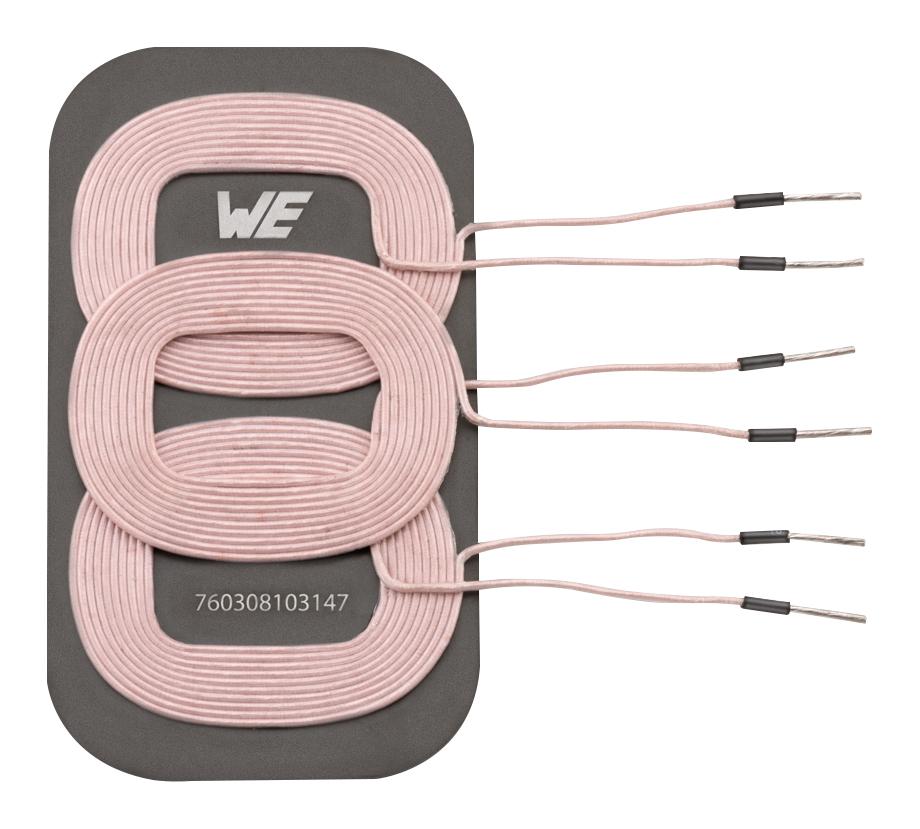 760308103147 CHARGING COIL ARRAY, 7.5UH / 8.5UH, 10% WURTH ELEKTRONIK