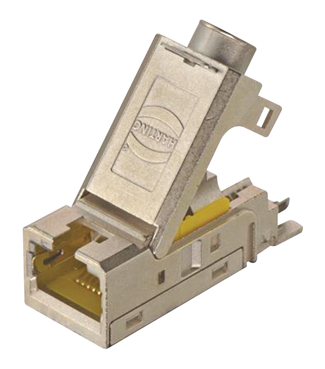 09145451561 CONNECTOR, RJ45, JACK, 8P8C, CAT6A HARTING