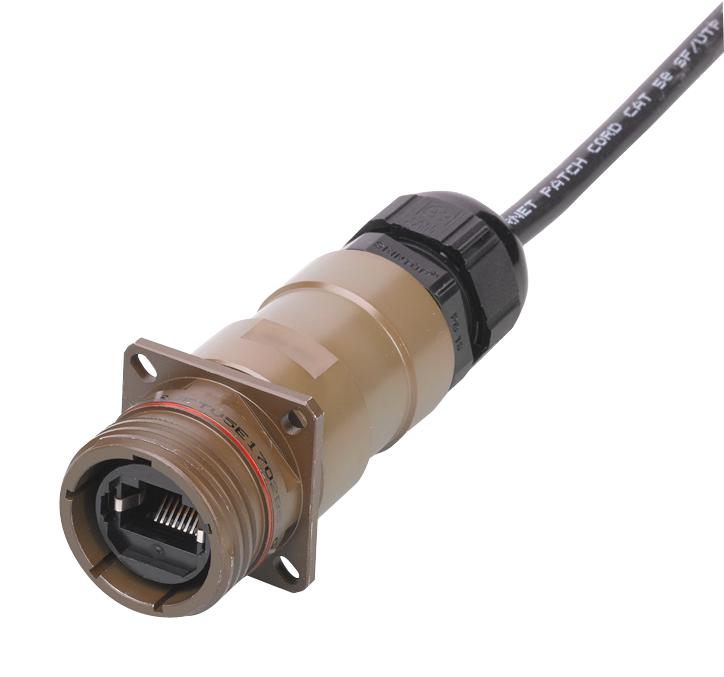 C-RJFTV5E1702BS1N SEALED CONN, RJ45, RCPT, 8POS, PANEL CINCH CONNECTIVITY SOLUTIONS