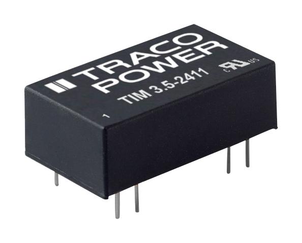 TIM 3.5-2415 DC-DC CONVERTER, MEDICAL, 24V, 0.146A TRACO POWER