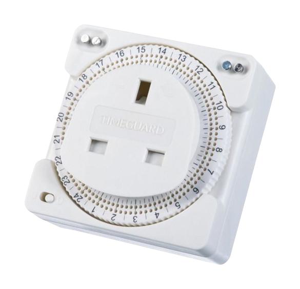 TS800N TIME SWITCH, ANALOGUE, 13A, 230V, 24HOUR TIMEGUARD