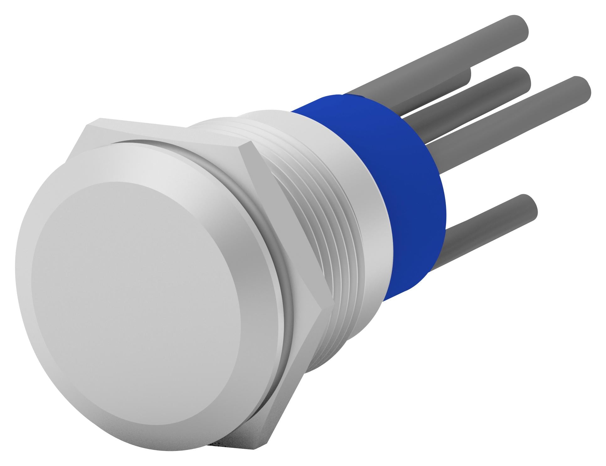 AV1911RB12T5Q04 VANDAL RESISTANT SW, SPST, 3A, 250VAC ALCOSWITCH - TE CONNECTIVITY