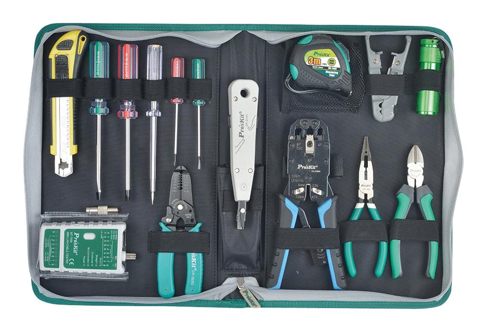 PK-4013 NETWORK INSTALLATION TOOL KIT PROSKIT INDUSTRIES