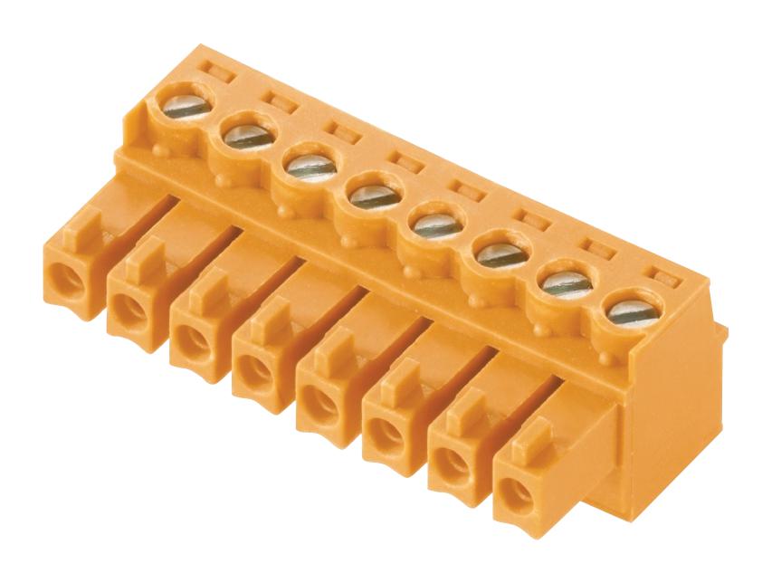 1940760000 TERMINAL BLOCK, PLUGGABLE, 5POS, 16AWG WEIDMULLER