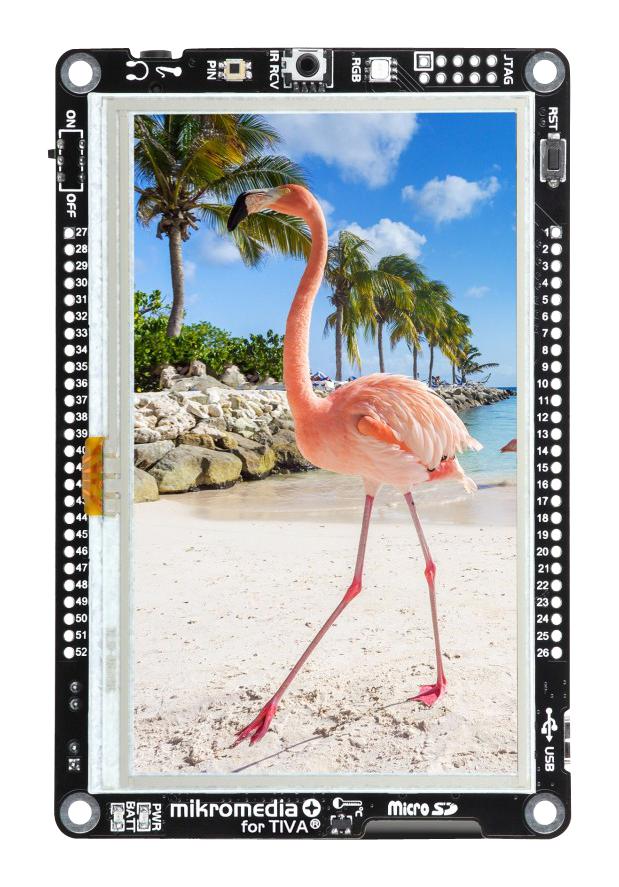MIKROE-2660 MIKROMEDIA PLUS FOR TIVA, 4.3" TFT MIKROELEKTRONIKA
