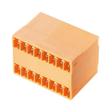 1972810000 TERMINAL BLOCK, HEADER, 8POS, TH WEIDMULLER