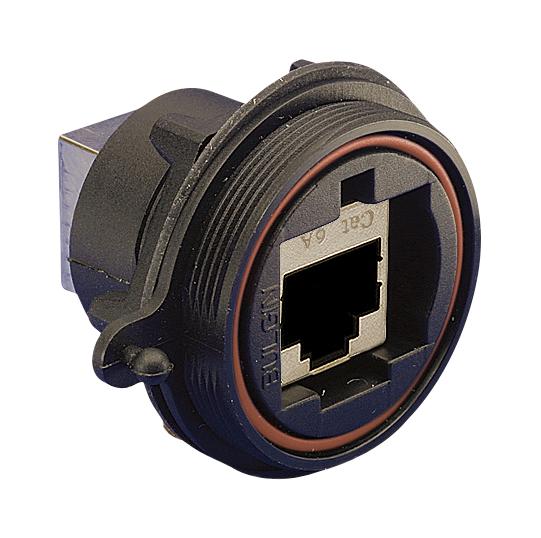 PX0893 COUPLER, RJ45 JACK, 8POS, CAT6A, PANEL BULGIN LIMITED