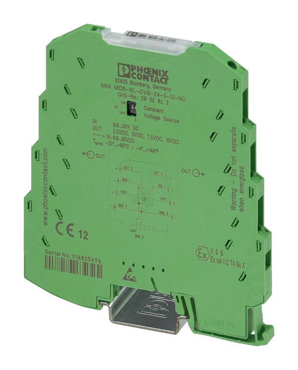 2902822 CONSTANT VOLTAGE SOURCE, 9.6-30VDC PHOENIX CONTACT