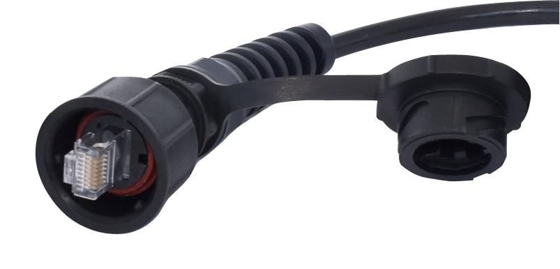 SS-39400-004 SEALED ENET, RJ45, PLUG, 8POS, CABLE STEWART CONNECTOR