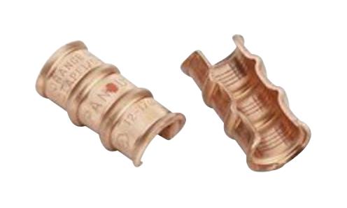 CTAPF1/0-12-L TERMINAL, TAP, CRIMP, ORANGE, PK50 PANDUIT