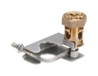 GPQC10-1/0 PEDESTAL GROUNDING CLAMP, 7/8" SQUARE PANDUIT