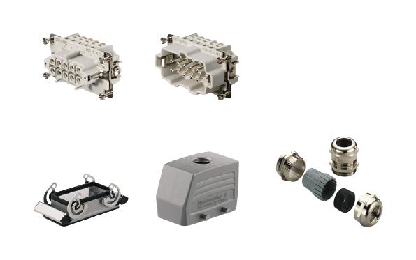 HDC-KIT-HE 10.111 M HDC KIT, 10POS, SIZE 4, M25, SCREW WEIDMULLER