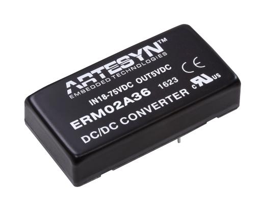 ERM00BB18 DC-DC CONVERTER, 2 O/P, 10W ARTESYN EMBEDDED TECHNOLOGIES