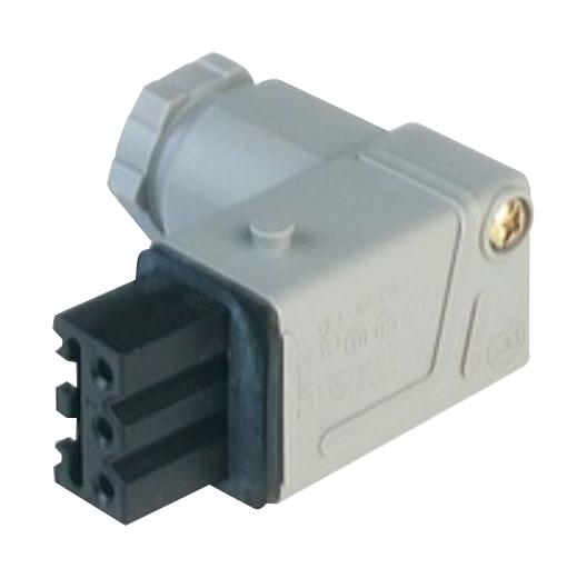 STAKWI 3 POWER CONN, RCPT, 3+PE, SCREW, CABLE HIRSCHMANN