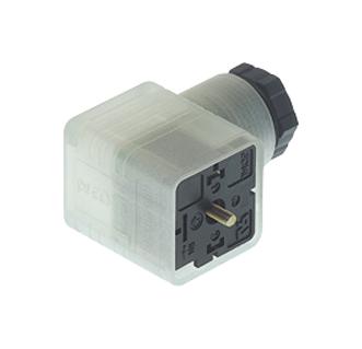 GDML 2011 LED 24 HH POWER CONN, RCPT, 2+PE, SCREW, CABLE HIRSCHMANN