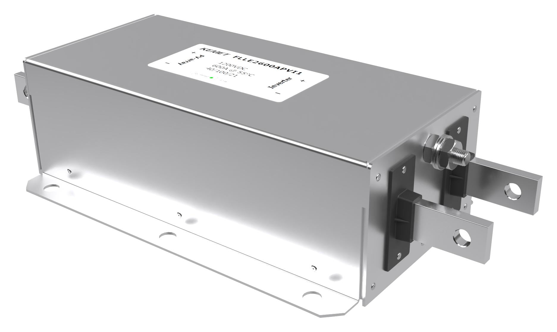 FLLE2250APXI1 EMI FILTER, 1 PHASE, 250A, 1.2KV KEMET