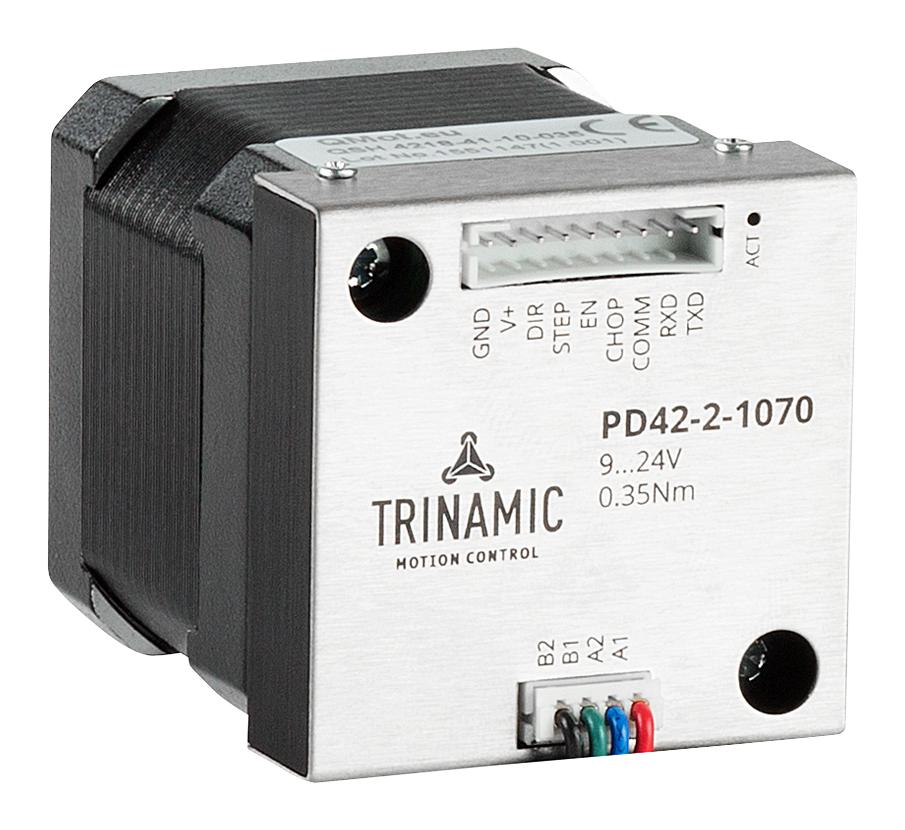 PD42-2-1070 STEPPER MOTOR, 2-PH, 1A, 0.36N-M TRINAMIC / ANALOG DEVICES