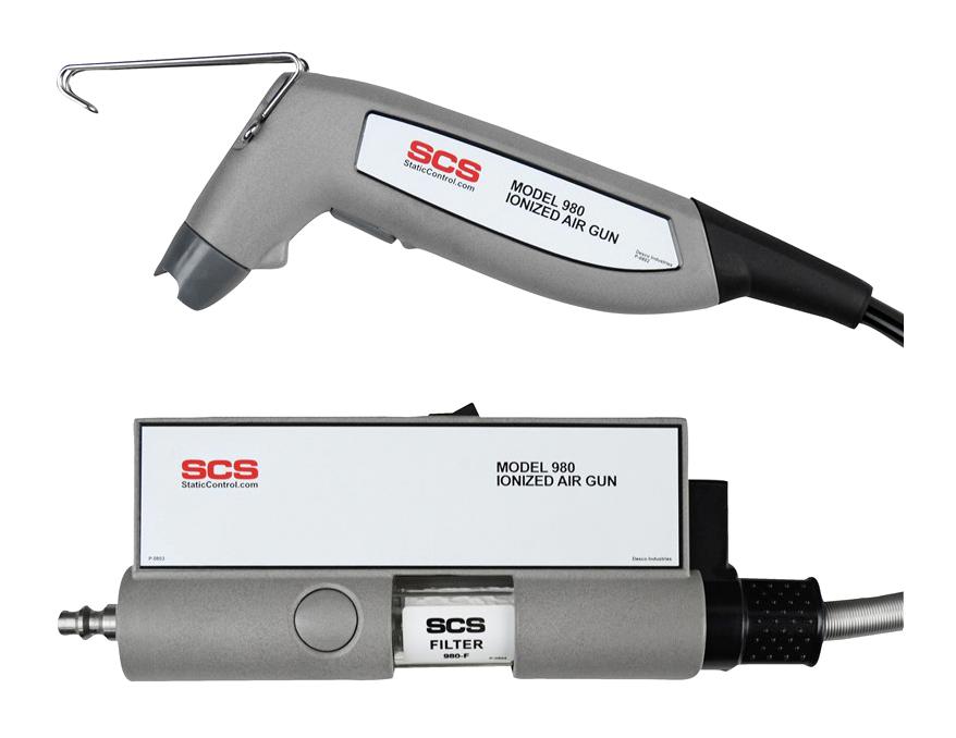 980 IONIZED AIR GUN, HAND HELD, 120VAC SCS