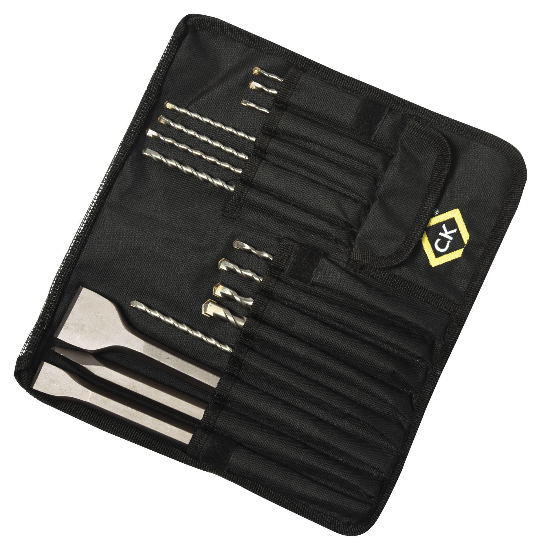 T3132 DRILL BIT SET, SDS, 14PC CK TOOLS