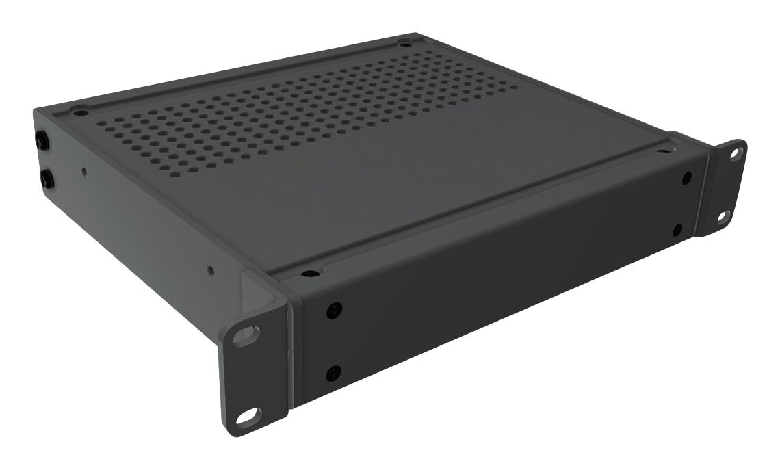 RMCV9018BK1 RACK MOUNT CABINET, 1U, ALUM, BLACK HAMMOND