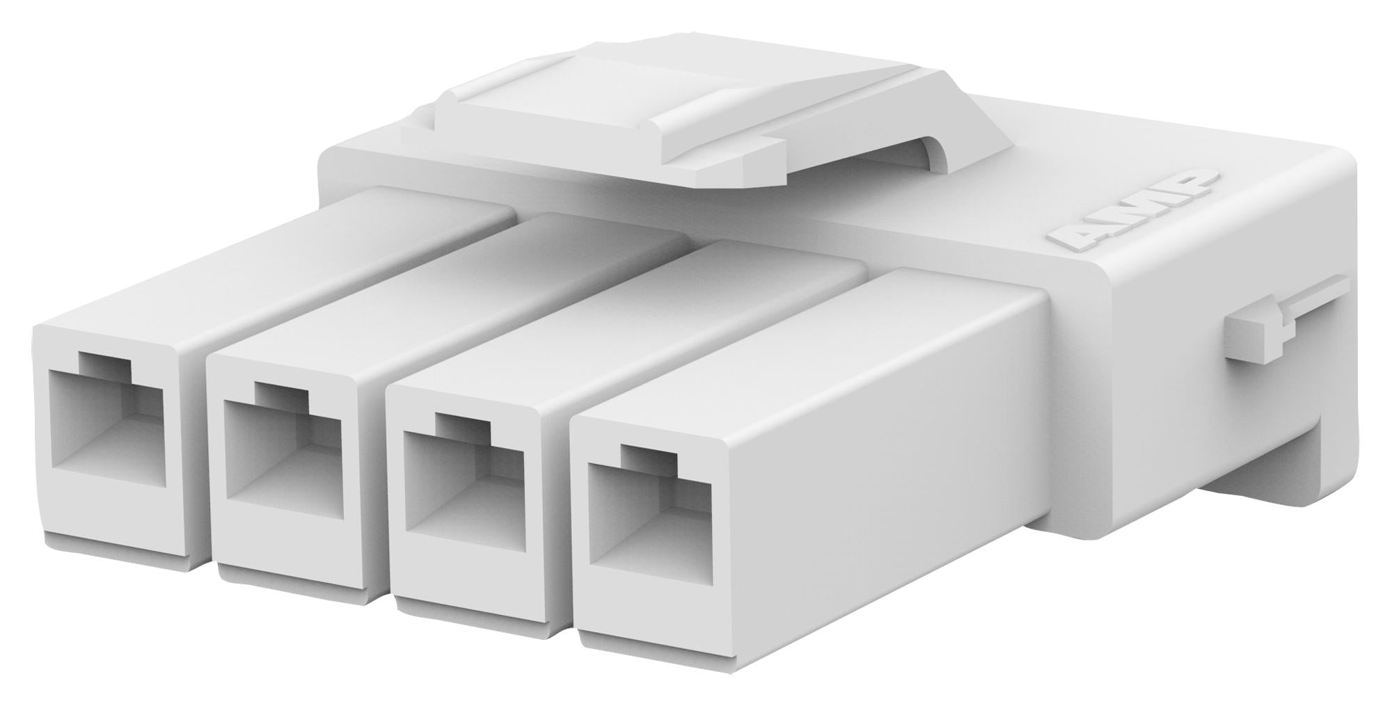 316501-1 PLUG HOUSING, 4POS, PA 66, NATURAL AMP - TE CONNECTIVITY