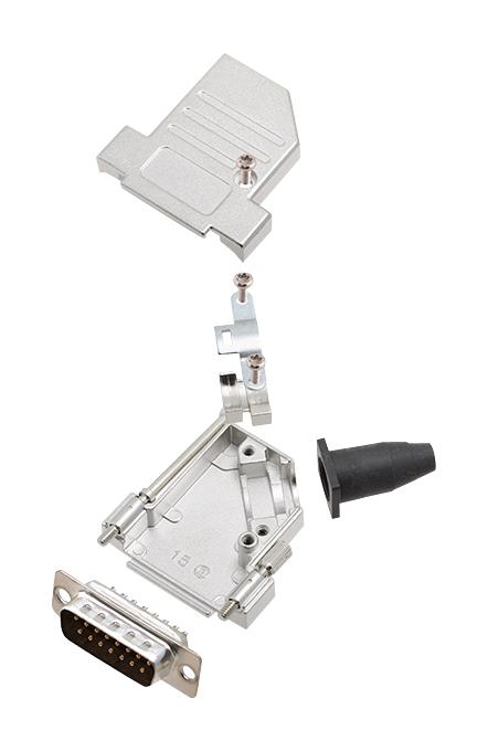 L17DTSL15-RG-LJS-S+L717SDA15P D SUB CONNECTOR, PLUG, 15POS, SOLDER AMPHENOL ICC