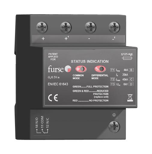 ESP DC24 D1 SURGE PROTECTOR, POWER, 1A, 24VDC, SCREW ABB - FURSE