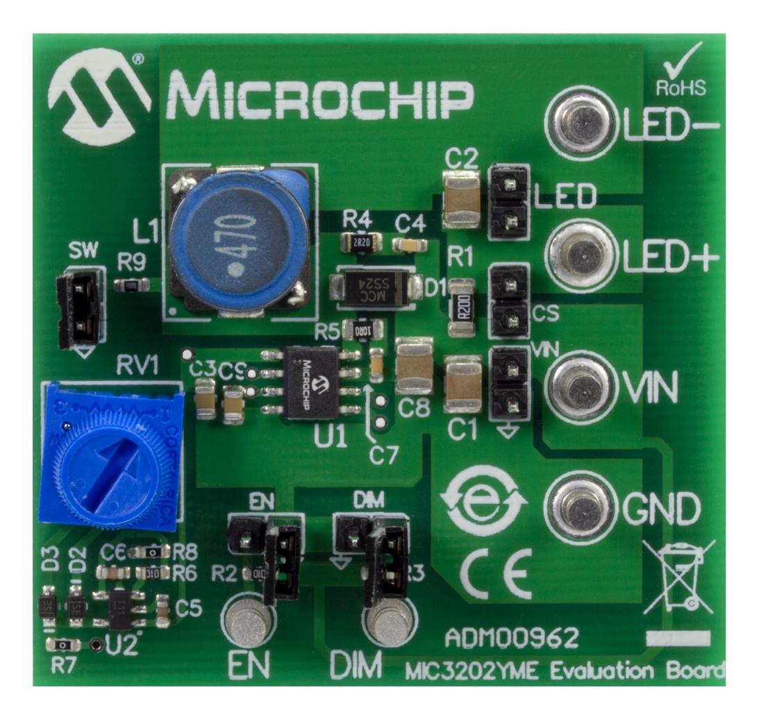 ADM00962 EVAL BOARD, BUCK, HB LED DRIVER, PWM MICROCHIP