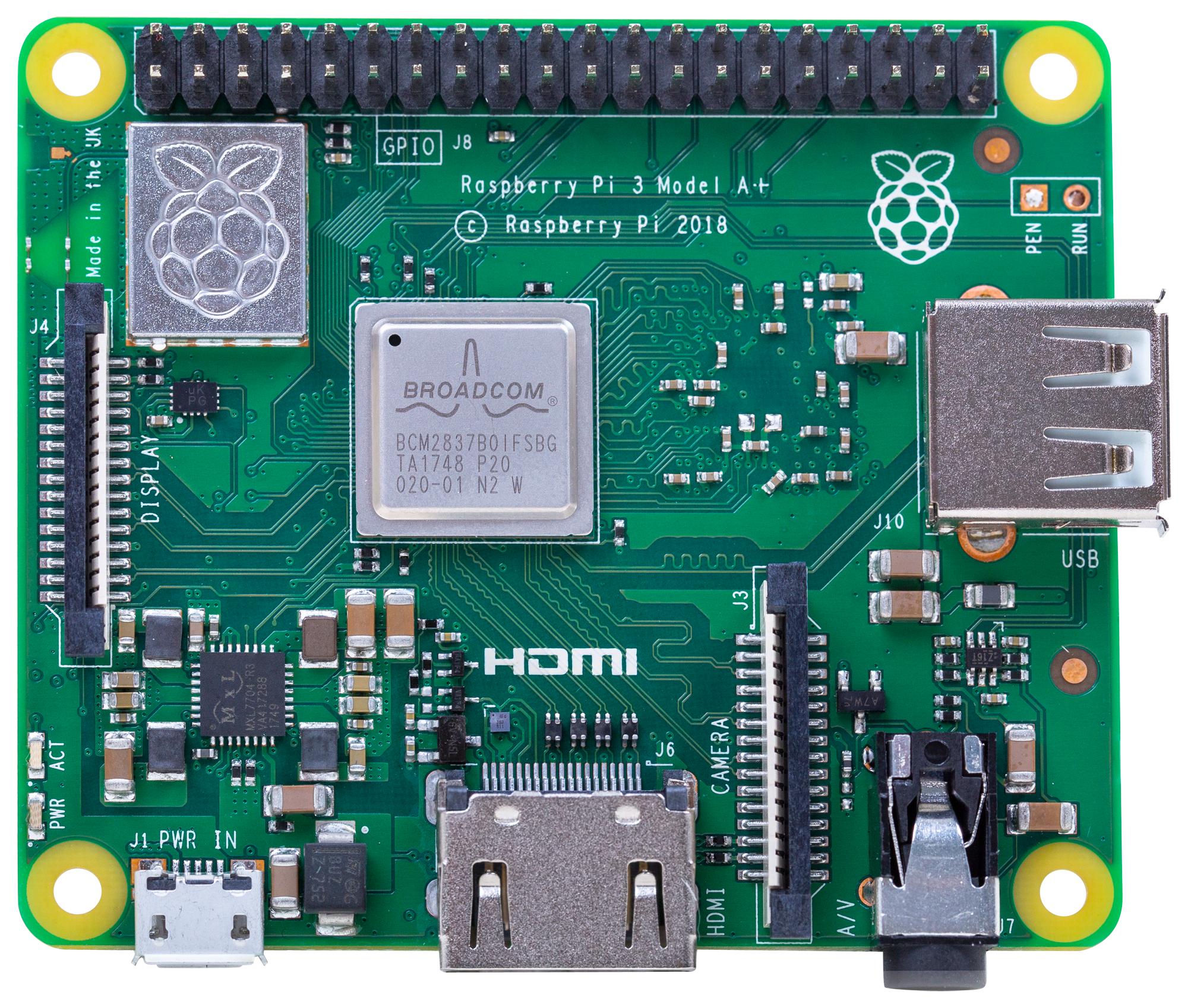 RPI3-MODAP SBC BOARD, RASPBERRY PI 3 MODEL A+ RASPBERRY-PI