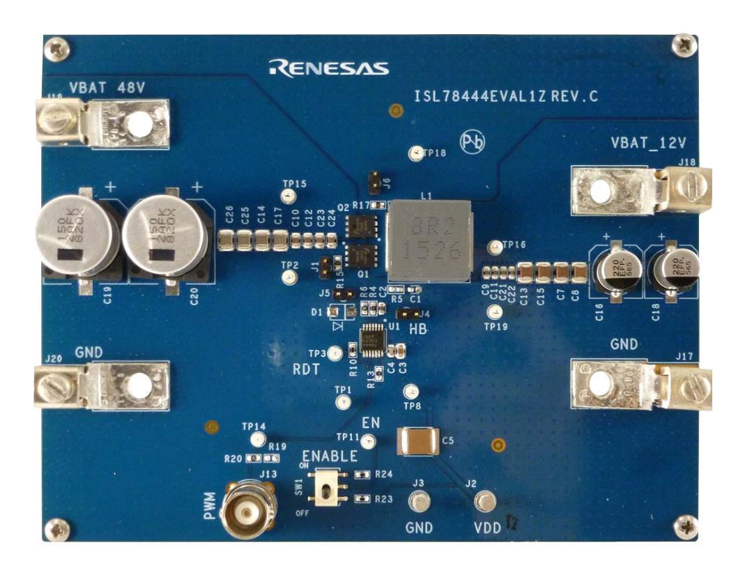 ISL78444EVAL1Z EVAL BOARD, HALF-BRIDGE DRIVER RENESAS