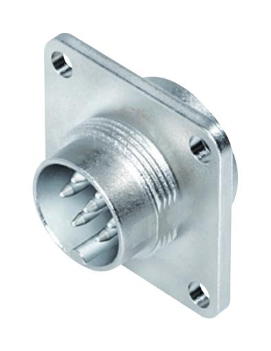 09-0131-300-12 CIRCULAR CONNECTOR, PLUG, 12POS, FLANGE BINDER