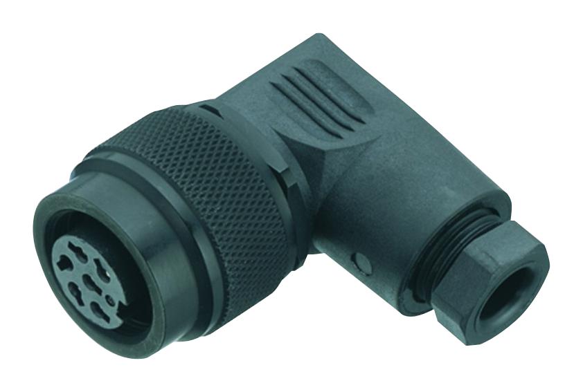 99-0106-106-03 CIRCULAR CONN, RCPT, R/A, 3POS, CABLE BINDER