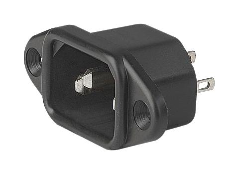 6162.0058 POWER ENTRY CONN, PLUG, 10A, PANEL SCHURTER