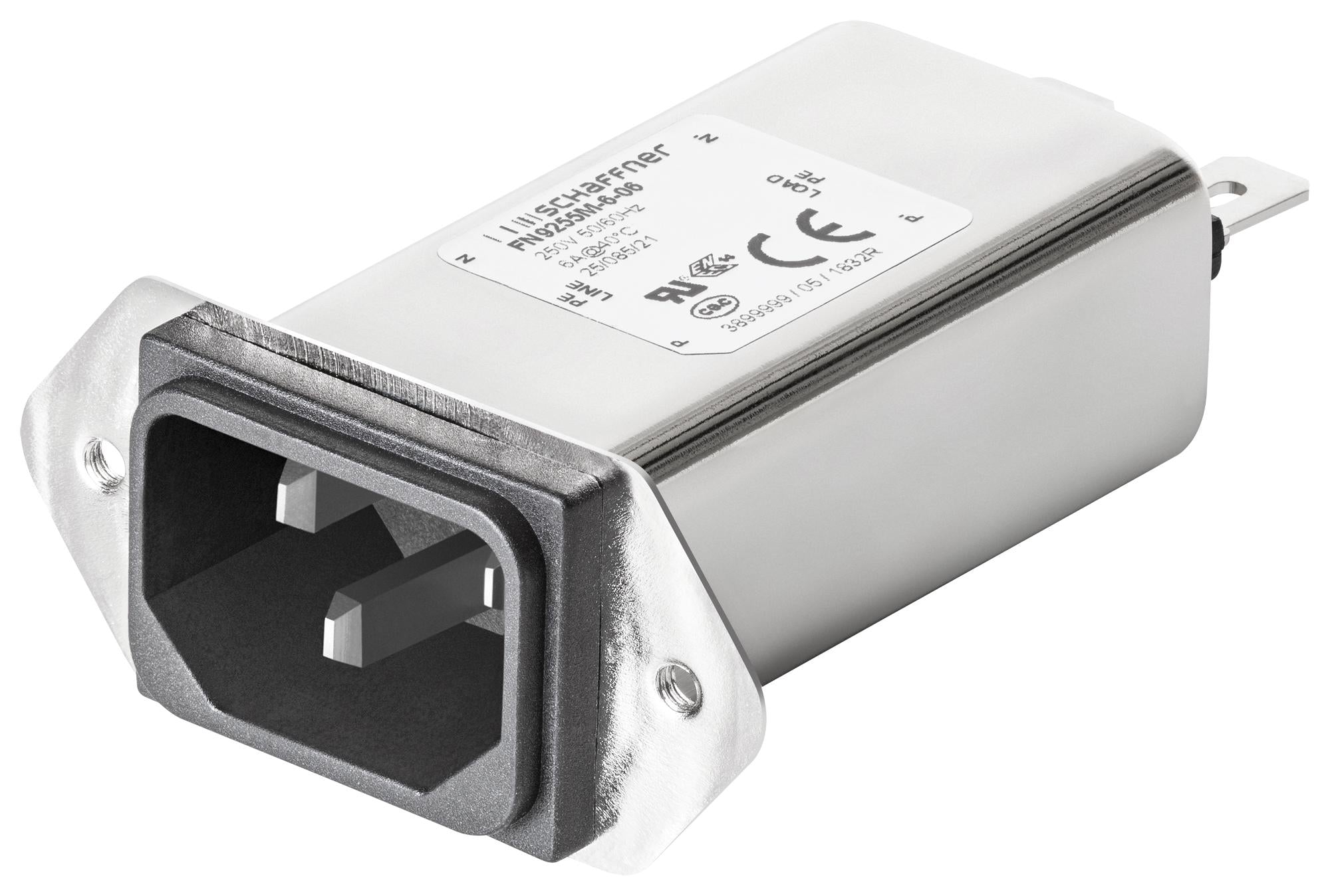 FN9255MB-10-06 POWER LINE FILTER, 200UH, 10A SCHAFFNER