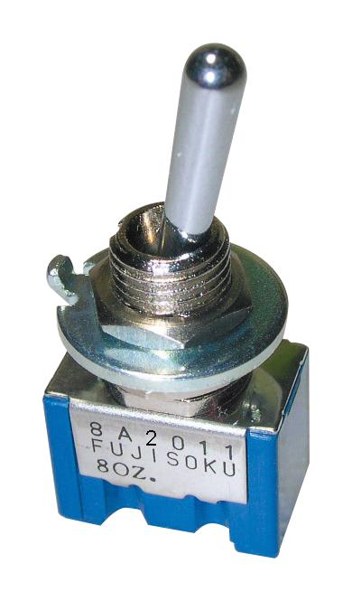 8A2011-Z TOGGLE SW, DPDT, 6A, 125V, PANEL NIDEC COPAL ELECTRONICS