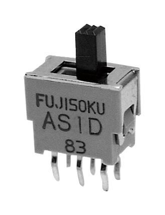 AS1D-6M-10-Z SLIDE SWITCH, SPDT, 0.05A, 60V, TH NIDEC COPAL ELECTRONICS