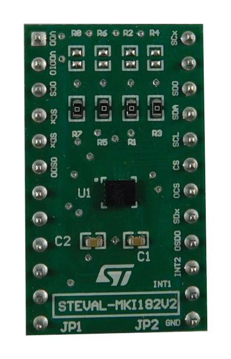 STEVAL-MKI182V2 ADAPTER BOARD, MEMS ADAPTER MOTHERBOARD STMICROELECTRONICS