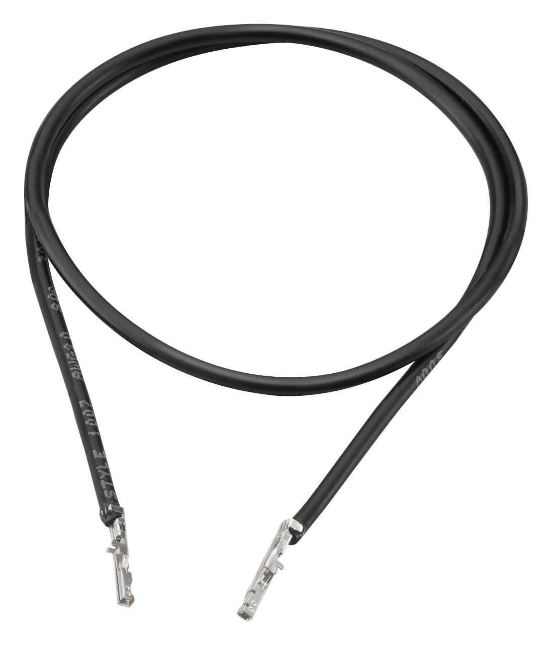 662262220030 CABLE, CRIMP PIN-PIN, BLK, 300MM WURTH ELEKTRONIK
