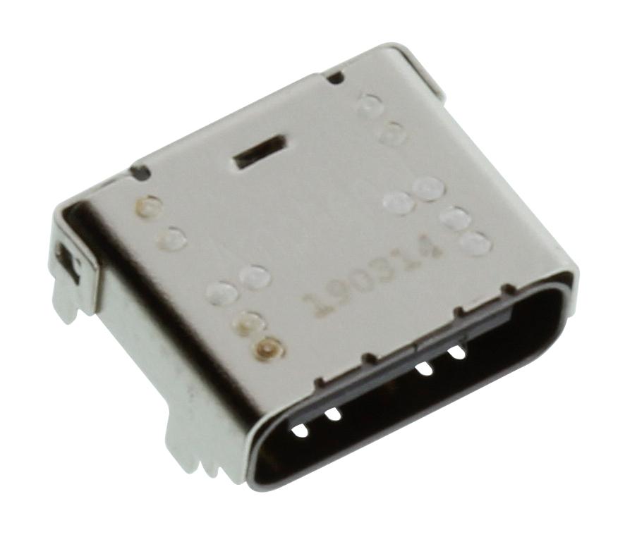 12401945E212A USB CONN, 3.1 TYPE C, RCPT, 24POS, SMT AMPHENOL ICC