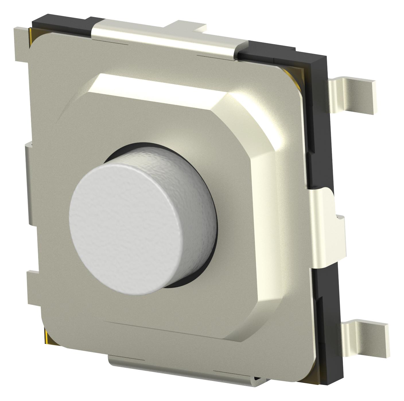 MSLPT5252CG4WTR TACT SWITCH, SPST-NO, 0.05A, 12VDC, SMD ALCOSWITCH - TE CONNECTIVITY