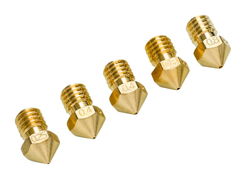 9528 NOZZLE PACK, 3D PRINTER, 5PC/PACK ULTIMAKER