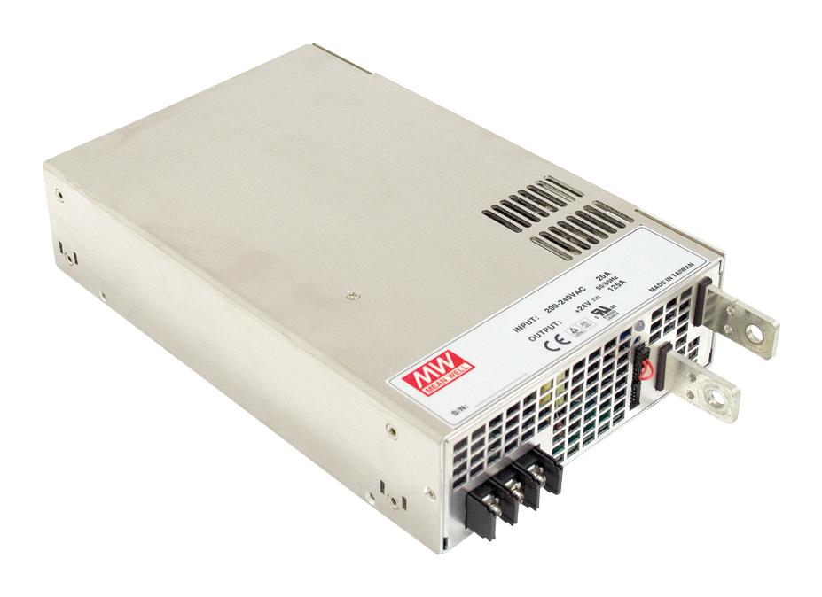 RSP-2400-12 POWER SUPPLY, AC-DC, 12V, 166.7A MEAN WELL