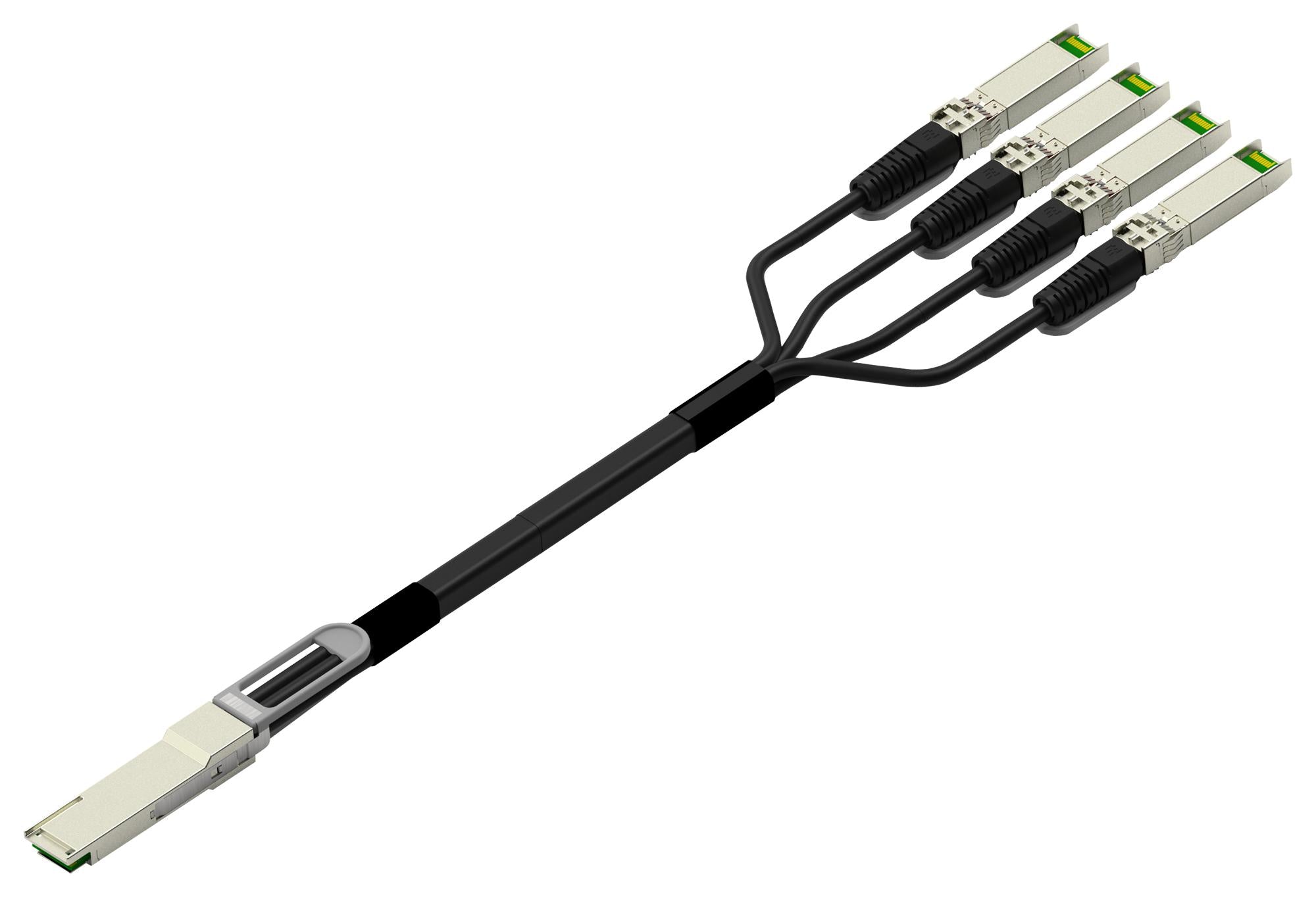 2334878-6 COMP CABLE, QSFP+/4X SFP+ 20P PLUG, 3M TE CONNECTIVITY
